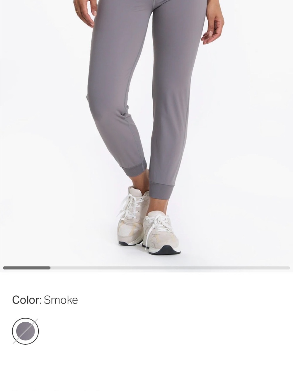 Vuori Smoke Grey Women's Daily Jogger Pants